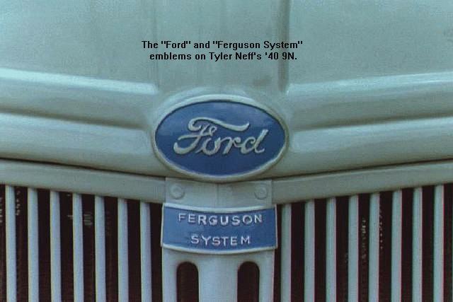 1940 Ford 9N - S/N Ford 9N15015 (Close-up of Emblems)
