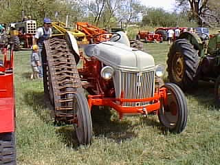Ford 8N with Tracks - Front View