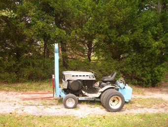 1970s Sears Fork Lift Attachment Garden Tractor Tractorshed Com