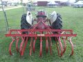 1948 Dearborn 13-2 Spring Shank Cultivator - My 1948 Ford 8N (built on October 14, 1947)restored and all gussied up getting ready for a local fall farm festival. With her is my 1948 DEARBORN 13-2 Spring Shank Cultivator, restored as well. The crop shields are moved to the rear of the implement so they don