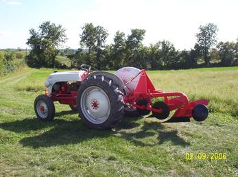 1951 Ford 8N With 10-152 Dearborn Plow