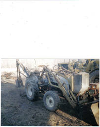 1959 8N With Scout Backhoe