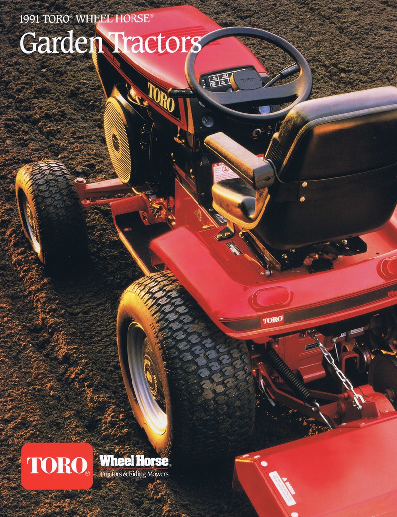 1991 Toro Wheel Horse Brochure 520-H - The 520-H Baja story is in this brochure
