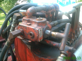 1952 Ford 8N - T-Handle Control To Raise & Lower Sherman Backhoe