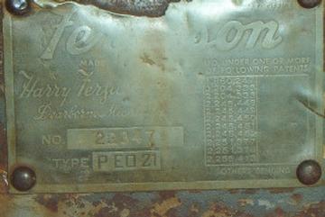 1944 2N Ford - Support Nameplate