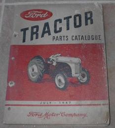 1947 Ford 8N - The First Original 8N Master Parts Catalogue