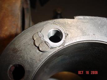 1948 Ford 8N - Repaired Head Bolt Damage