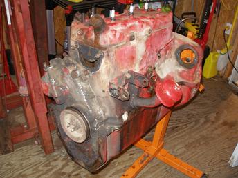 50 8N Ford Engine - Before Rebuild