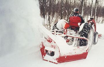 Snowblowing with Ford 8N