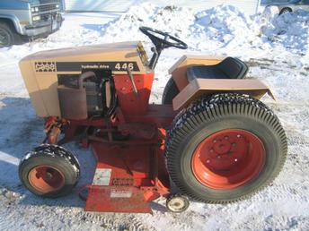 1975 Ji Case 446 Garden Tractor 2007 12 18 Tractor Shed