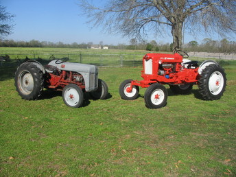 1949 Ford 8N And 1958 Ford 741