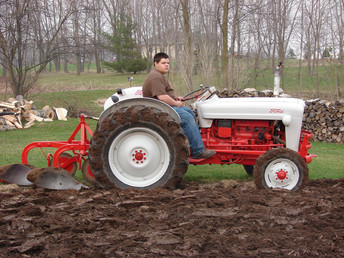 1953 Ford Jubilee With Plow