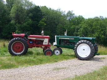 1967 Farmall 504 And Oliver 1550