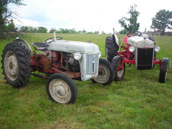1945 Ford 2N And 1950 Ford 8N