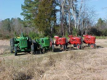 Collection of John Deere's & Farmall's