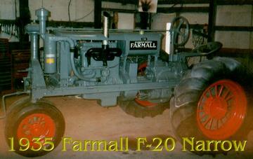 1935 Farmall F-20 Narrow
