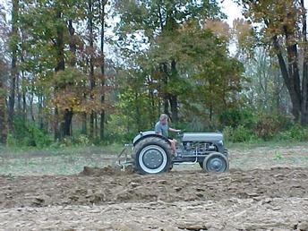 1945 Ford 2N Plowing