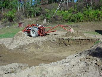 1946 Ford 2N With Backhoe And Loader