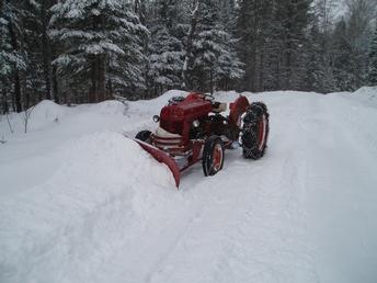 1940 Ford 9N With Dearborn Snow Plow