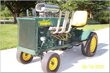 Homemade V8 Garden Tractor