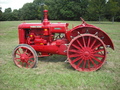 1935 Mccormick Deering WD-40 Diesel - WDC519, very early serial number, originally  delivered new to Ray and Edith Batman of Perryton TX.   It was an exhibition tractor (red) and was on display  at the Forth Worth Expo when the Batman