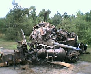 This Is What Is Left Of The Truck...