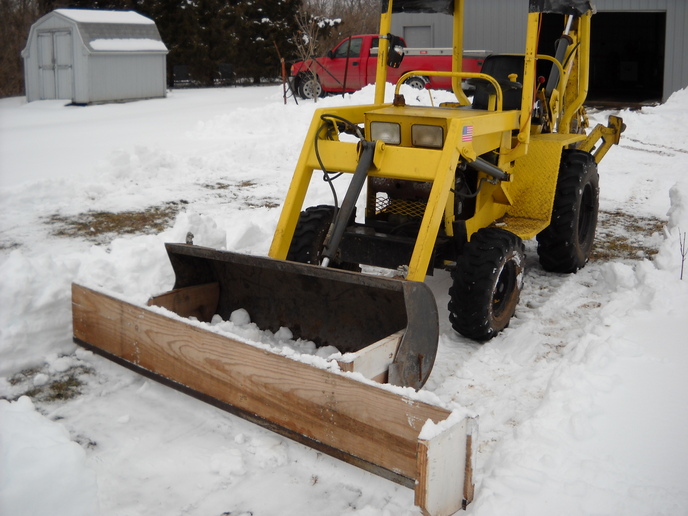 Home Made 8 Ft Snow Plow Yesterday S Tractors