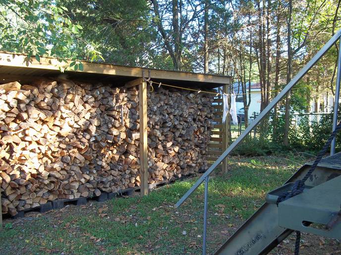How to Build Firewood Storage Rack with Roof