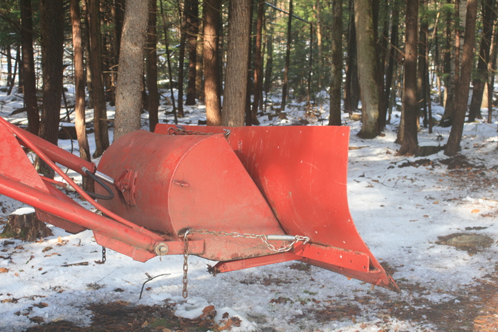 Homemade Tractor Snow Plow
