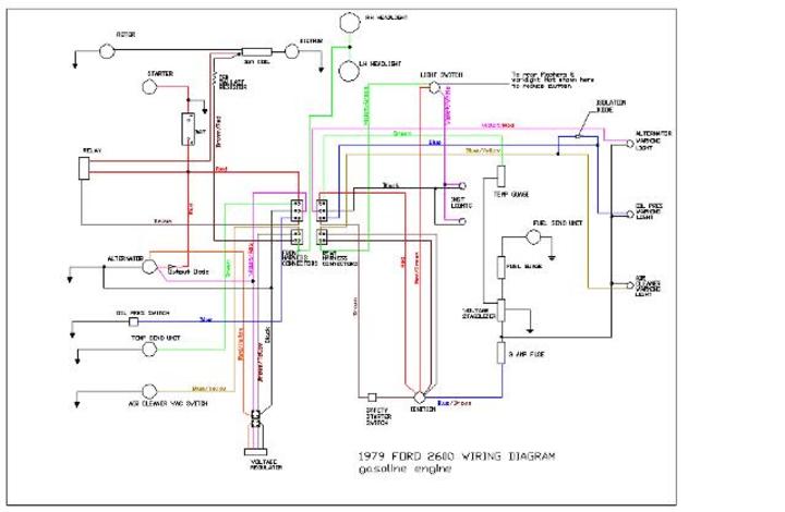 Wiring diagram for ford 3000 diesel tractor #7