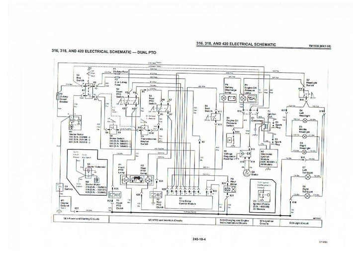 John Deere 318 Wiring Diagram Naturalish