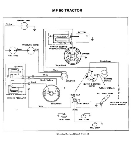 Mf35 Diesel Deluxe Wiring Diagram