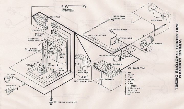 Case 530 wiring diagram - Yesterday's Tractors