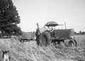 1953 Oliver 77 Tractor & Allis Combine - Orville Dickey with his father