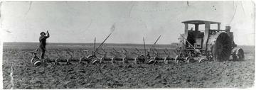 1913 40-80 Avery And 12 Bottom Plow