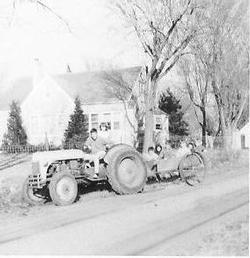 1949 8N And Steel Wheeled Wagon