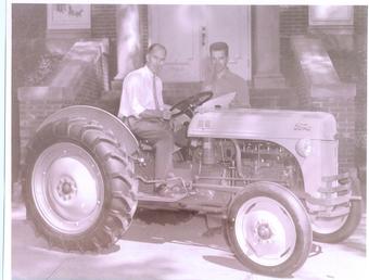 New 8N Ford   At Pataskala Centenial 1951