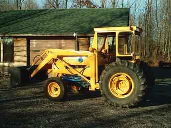 Ford 3400 tractor front loader #8
