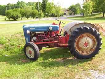 1956 Ford 600 series tractor #6