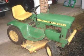 John+deere+110+garden+tractor+for+sale