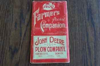1900 John Deere Pocket Ledger
