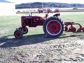 Farmall C With Plow