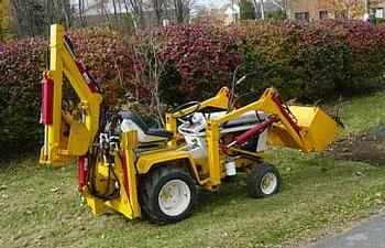 Used Farm Tractors For Sale Garden Tractor Loader Hoe 2003 05