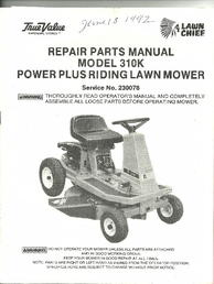 Lawn Chief Owners Manual