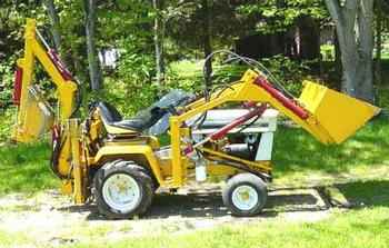 Used Farm Tractors For Sale Garden Tractor Loader And Hoe 2003