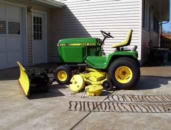 Used Farm Tractors For Sale 1992 John Deere 420 Garden Tractor